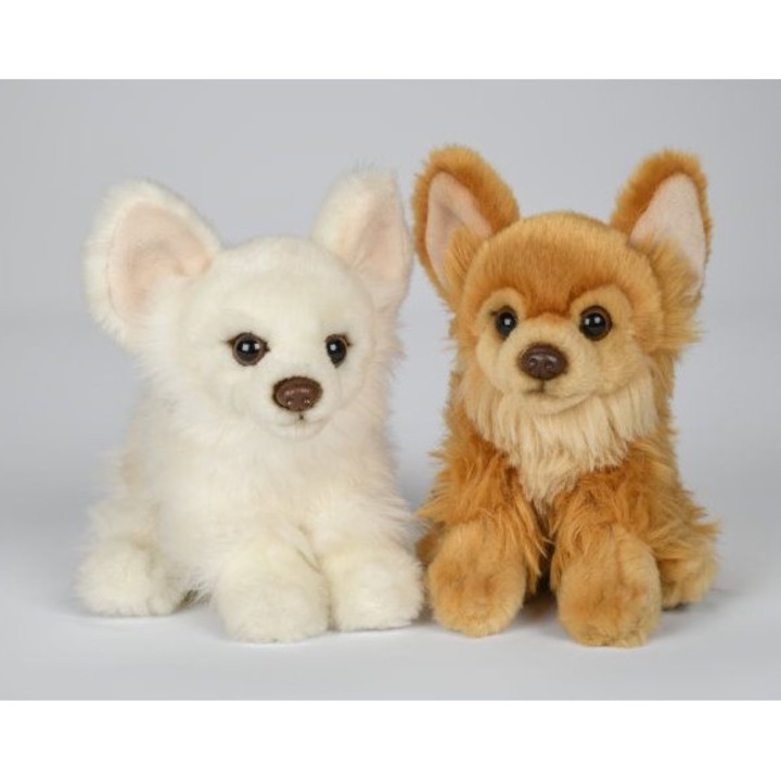 Câine de pluș Chihuahua, JPT, 17cm, pentru copii 3+ ani, culoare aleasă