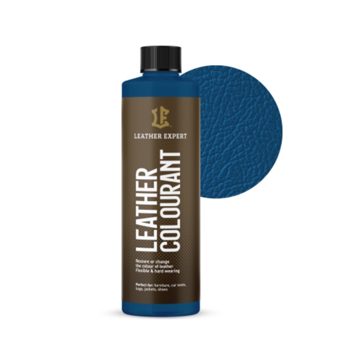 Bőrfesték sötétkék LEATHER EXPERT bőrfesték 250ml