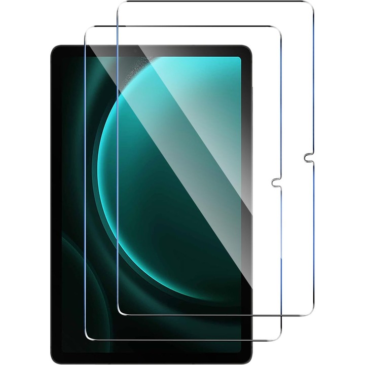 2 darabos Anoowkoa képernyővédő fólia szett, Samsung Galaxy Tab S9 / S9 FE készülékkel kompatibilis, edzett üveg, teljes fedés, átlátszó