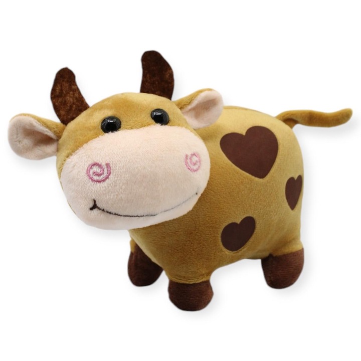 Jucarie plus, Vacuta, Maro, 18 cm