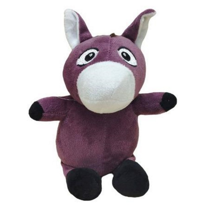 Jucarie plus, Magarus, Mov, 18 cm