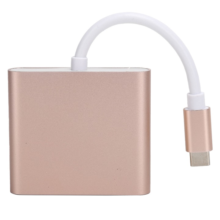 Adaptor USB C 3.1 Hub 3 in 1 HDMI 4K