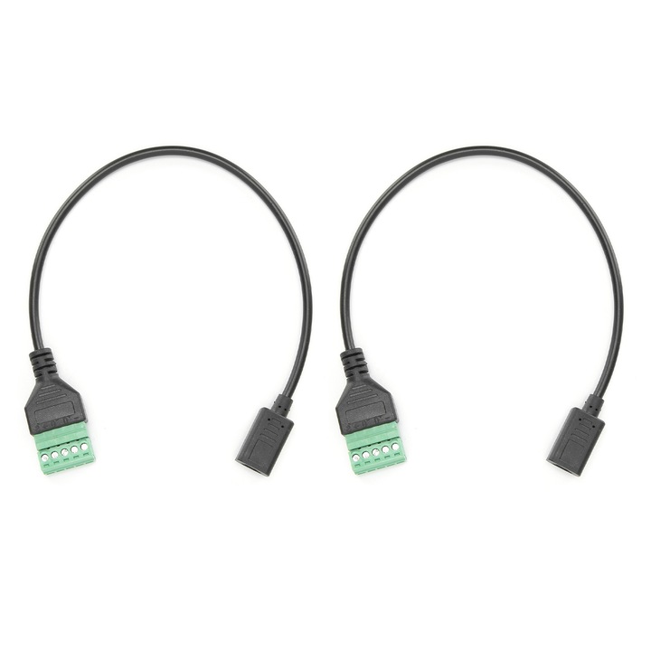2 buc conector cu surub USB 3.1 tip C mama