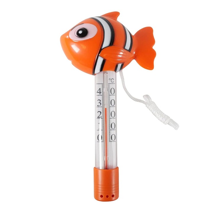 Termometru piscina flotant forma NEMO, Portocaliu