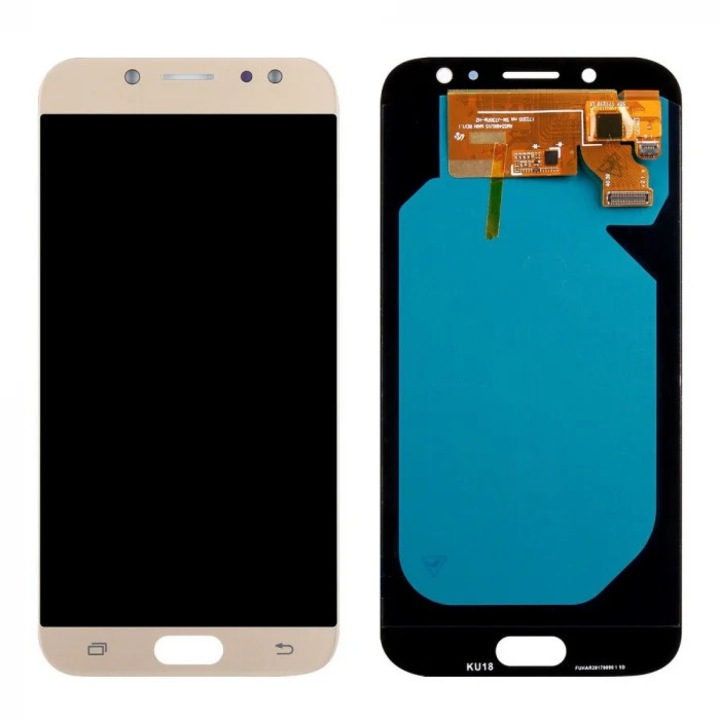 OLED дисплей, съвместим със Samsung Galaxy J730/ J7 (2017), цвят Златен