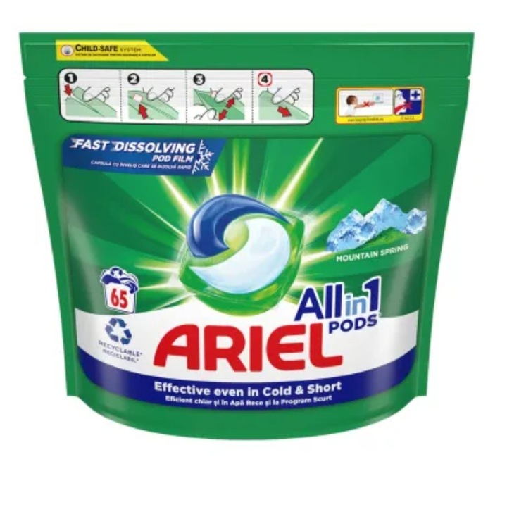 Ariel mosószer kapszulák 65 db