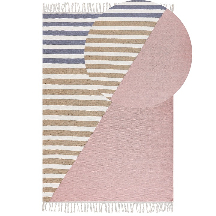 Covor din lana multicolor 140 x 200 cm Engiz