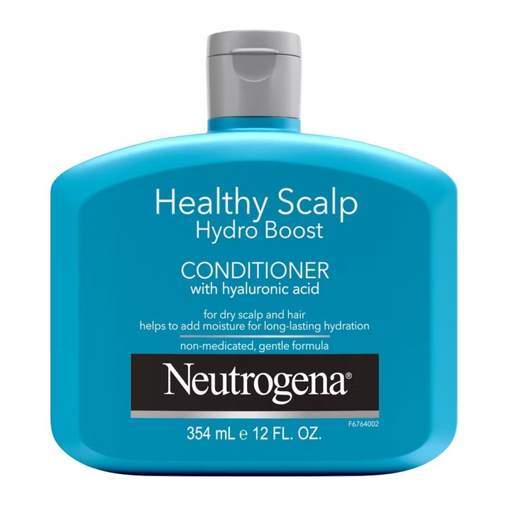 Hajbalzsam, Neutrogena, Healthy Scalp Hydro Boost, hialuronsavval, mélyen hidratáló, száraz és sérült hajra, 354ml