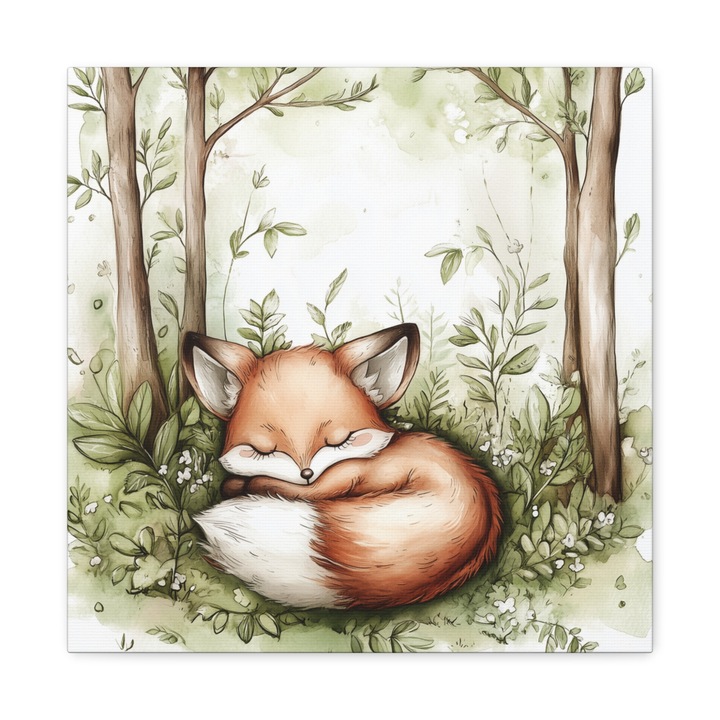 Tablou Artis 40x40 cm pentru camera copilului, ecologic, cu imprimeu pe baza de apa