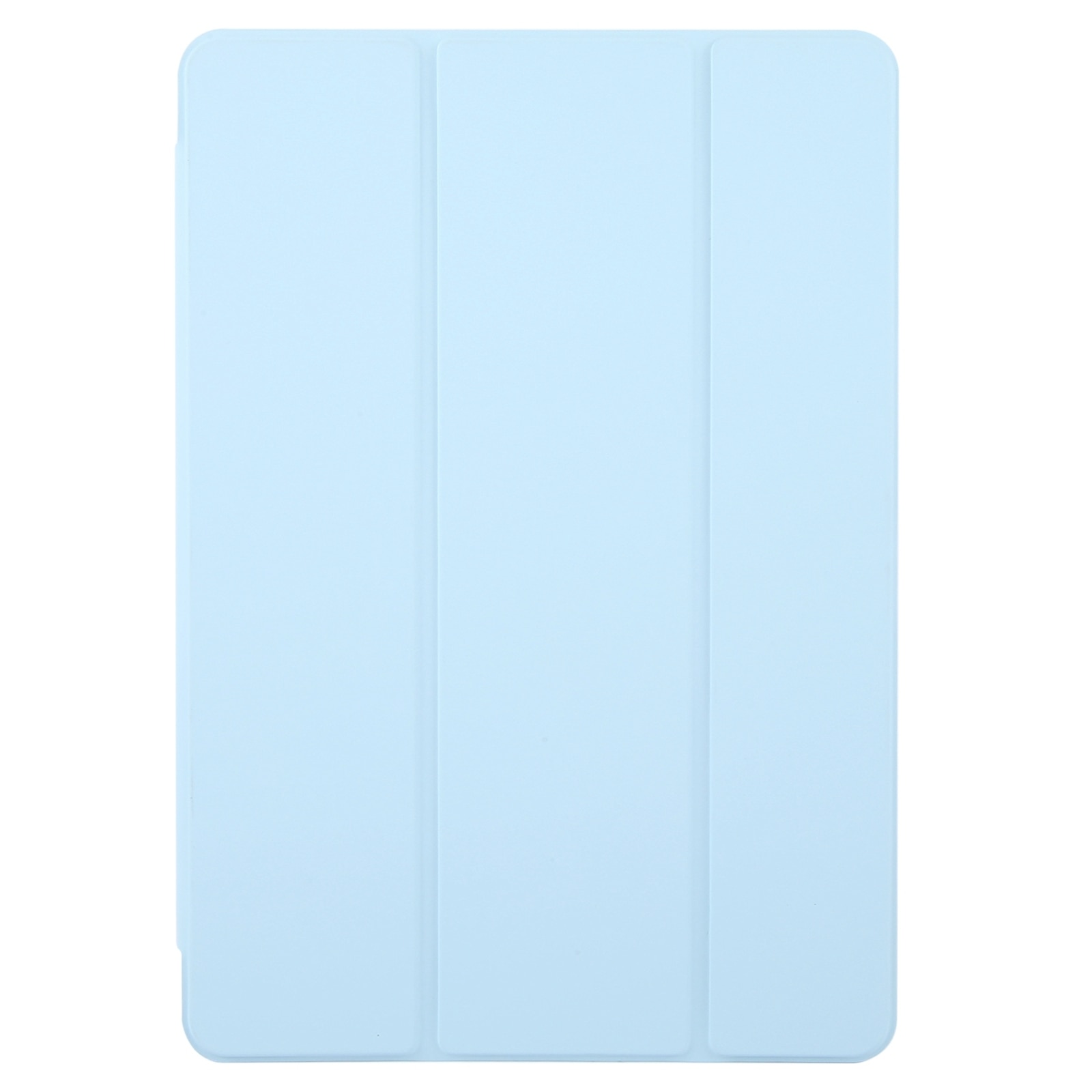 Husa tableta pentru Huawei MatePad Pro 12.2, piele siliconica, design tri-fold, protectie completa, cu suport, poluare si lovituri, albastru glaciar