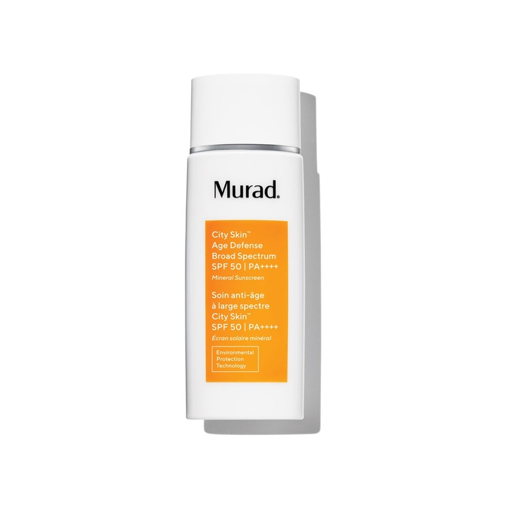 Слънцезащитен серум, Murad, City Skin Age Defense, SPF 50, имунитет срещу синя светлина, лице
