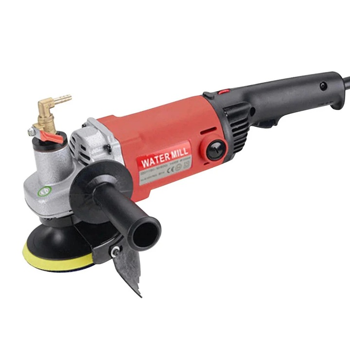 Полираща машина, 1400 W, променлива скорост, диск 100 мм, 40 см, червена