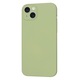 Husa pentru iPhone 15 Plus, SKYDDAR INNOVATION, din Silicon Catifelat, SoftFlex Magsafe, Verde, set cu sticker