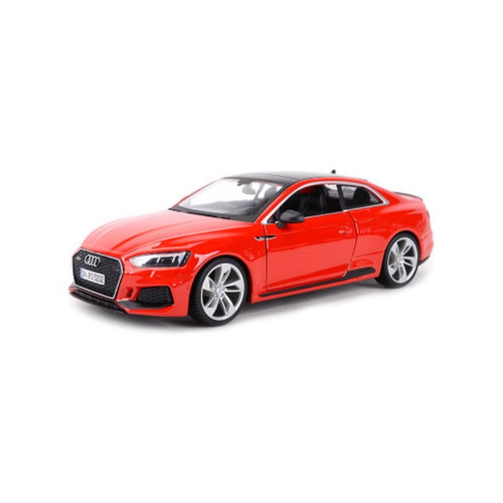 Audi RS5 fém modellautó, piros, 1:24, Bburago