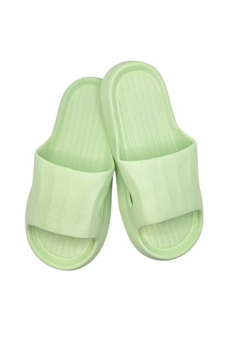 Papuci tip Cloud Slides pentru femei si barbati, Tecos®, ultra confortabili, antiderapanti, ideali pentru interior si exterior, Verde
