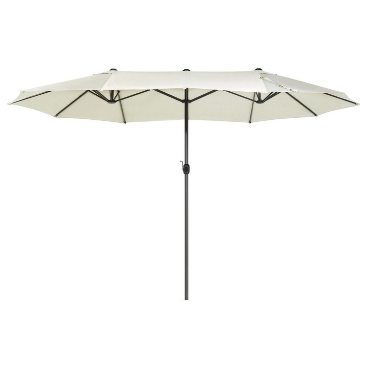 Bézs dupla napernyő 460 cm