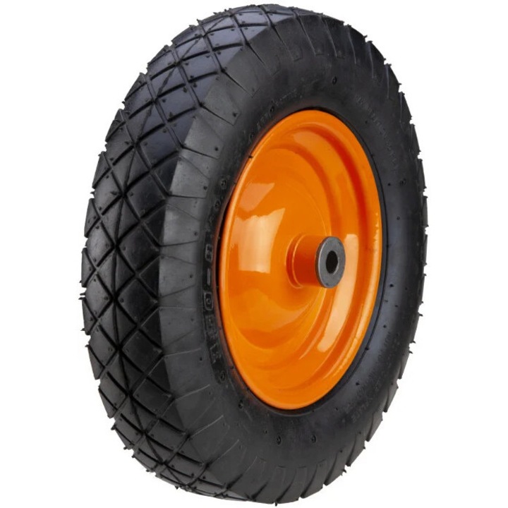 Roata Roaba Pneumatica cu Janta Metalica A SG - Tip janta P 4.00-8 103 mm