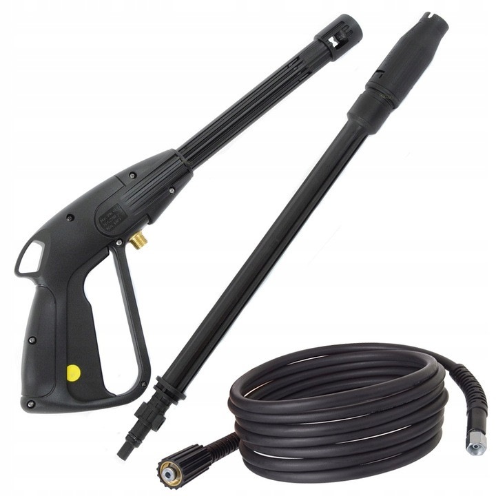Pistol de inalta presiune cu lance si duza reglabila, furtun de 5 metri pentru masini de spalat Karcher seria K M22 (14 mm) - filet interior M14