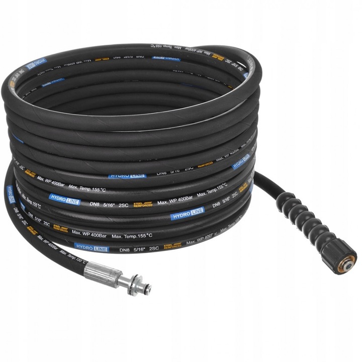 Маркуч за високо налягане 400 BAR DN8 с дължина 30 м за пералня KARCHER HD HDS, с конектор 11 мм