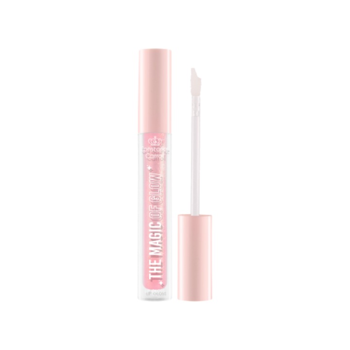 Luciu de buze Constance Carroll CC Lip Gloss, Magic of Glow 05 Peachy Dream, semi-transparent, piersica-roz