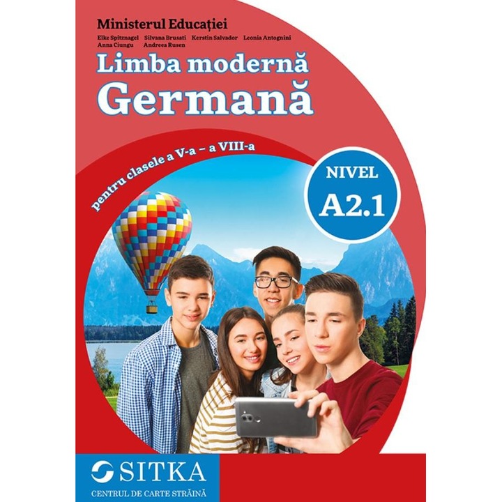 Limba moderna germana pentru clasele a V-a - a VIII-a, nivel A2.1, Andreea Rusen