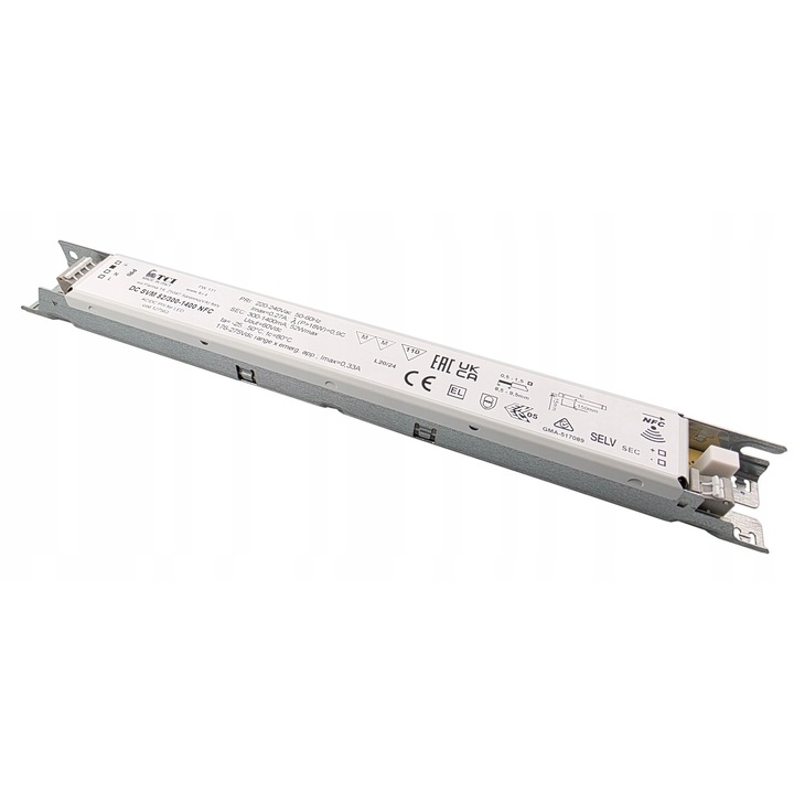 Alimentator LED TCI 52W, 300-1400mA, functie NFC, IP20