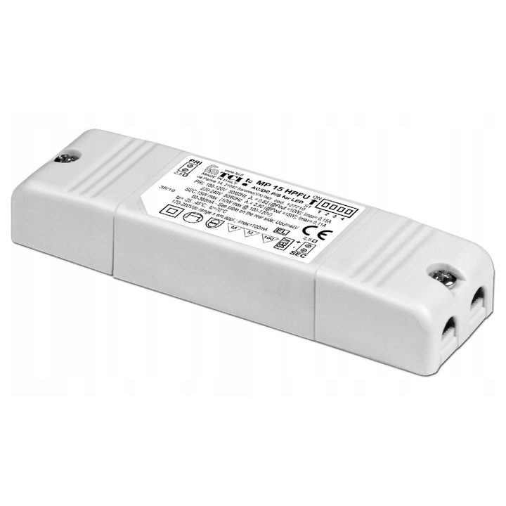 LED захранване TCI 15W, IP20, 220/240V, термична защита, за вътрешна употреба