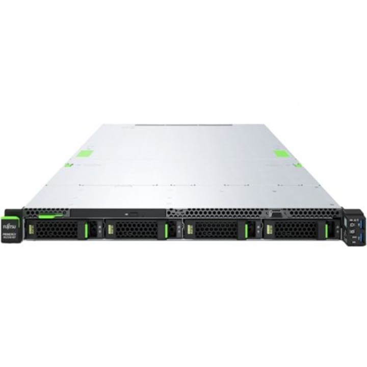 Fujitsu Primergy RX2530 M7 szerver, 1U rack, Intel Xeon Silver 4410T 10 C / 20 T, 2,7 GHz - 4,0 GHz, 26,25 MB gyorsítótár, 150 W, 32 GB DDR5 ECC