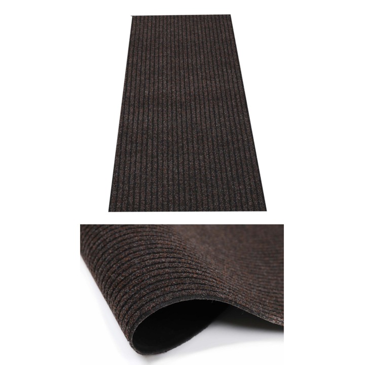 Постелка за баня, Elsimone, Материал: 100% Pp Супер мека, Устойчива на деформация, Красив дизайн, Подходяща за всяка стая, Сива, 100 x 150 см