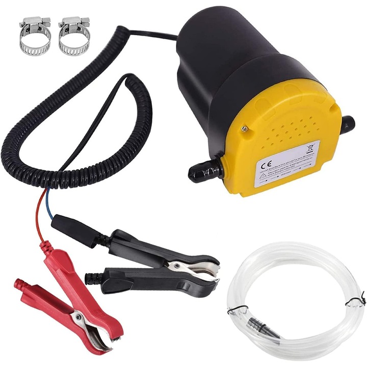 Помпа за източване на масло 12V 80W, за кола, лодка, мотоциклет, камион, ATV