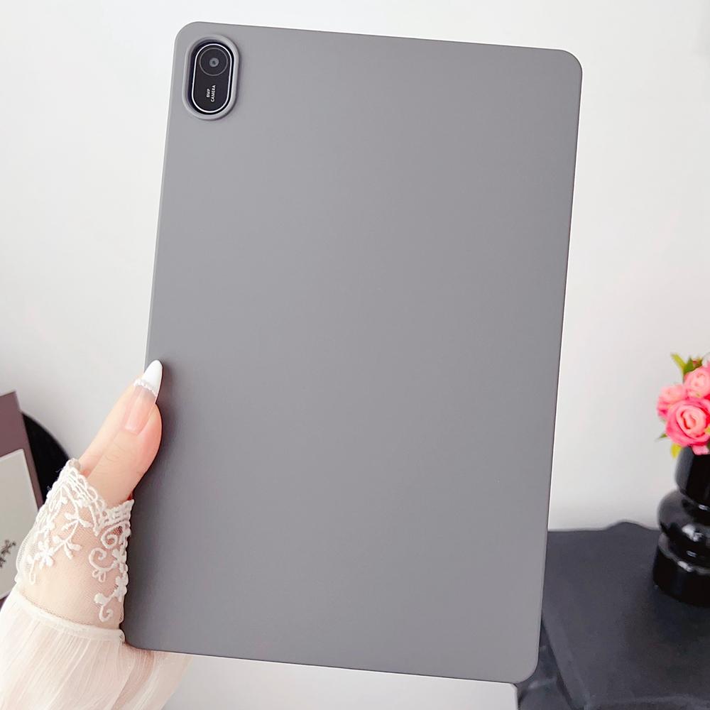 Husa tableta pentru Huawei MatePad SE 11 2024, silicon cu textura de spray de ulei prietenos cu pielea, carcasa pentru tableta (Gri)