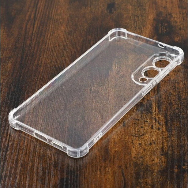 Husa protectie Mat-Tech compatibila cu Samsung Galaxy S25 Edge, Protectie Camera, Colturi anti-soc, Decupaje Precise, Rezistenta la impact, Transparenta