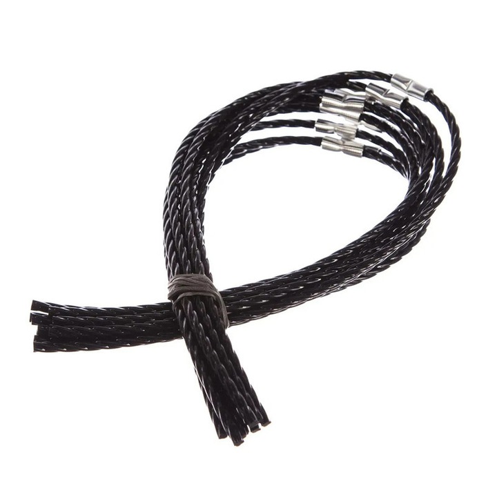 Комплект от 10 режещи корди, 37 см, 3,5 мм, за Bosch, черни