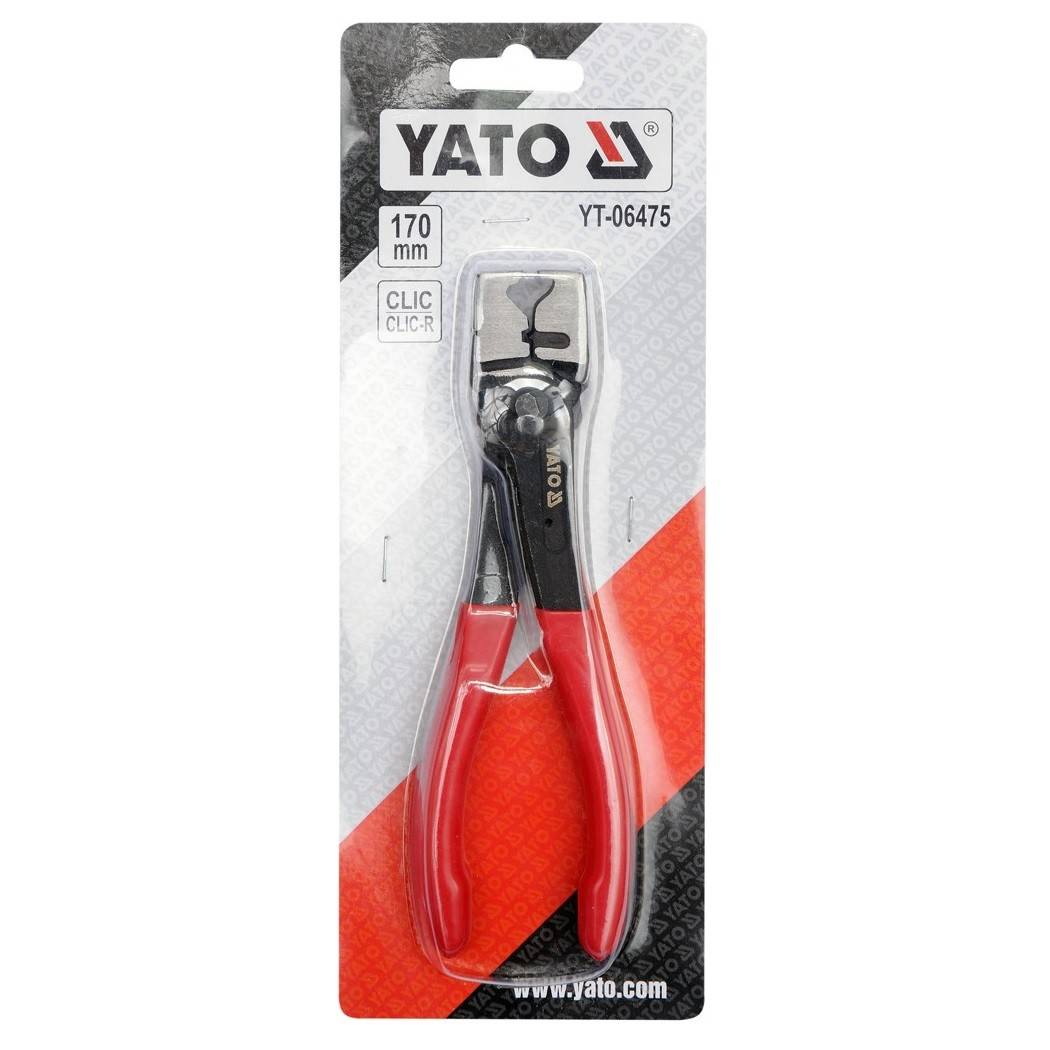 Cleste pentru coliere Yato YT-06475, 170mm, Clic-R - eMAG.ro