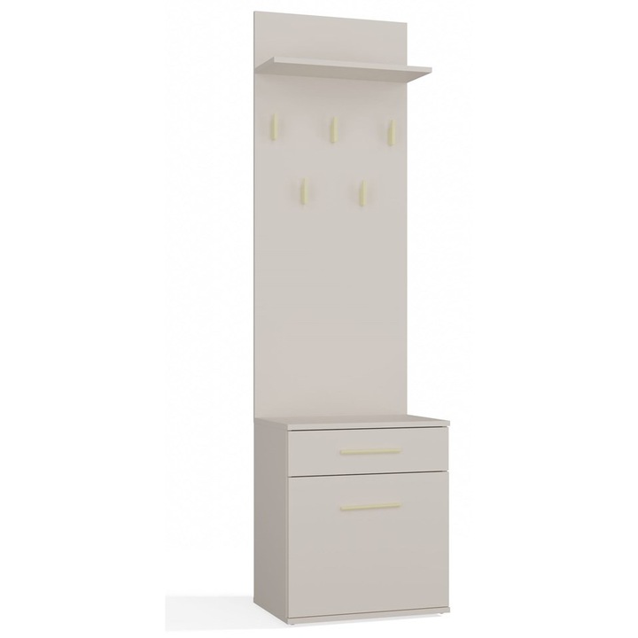 Cipőszekrény DUO állvánnyal, kasmír, praktikus méretek, modern dizájn