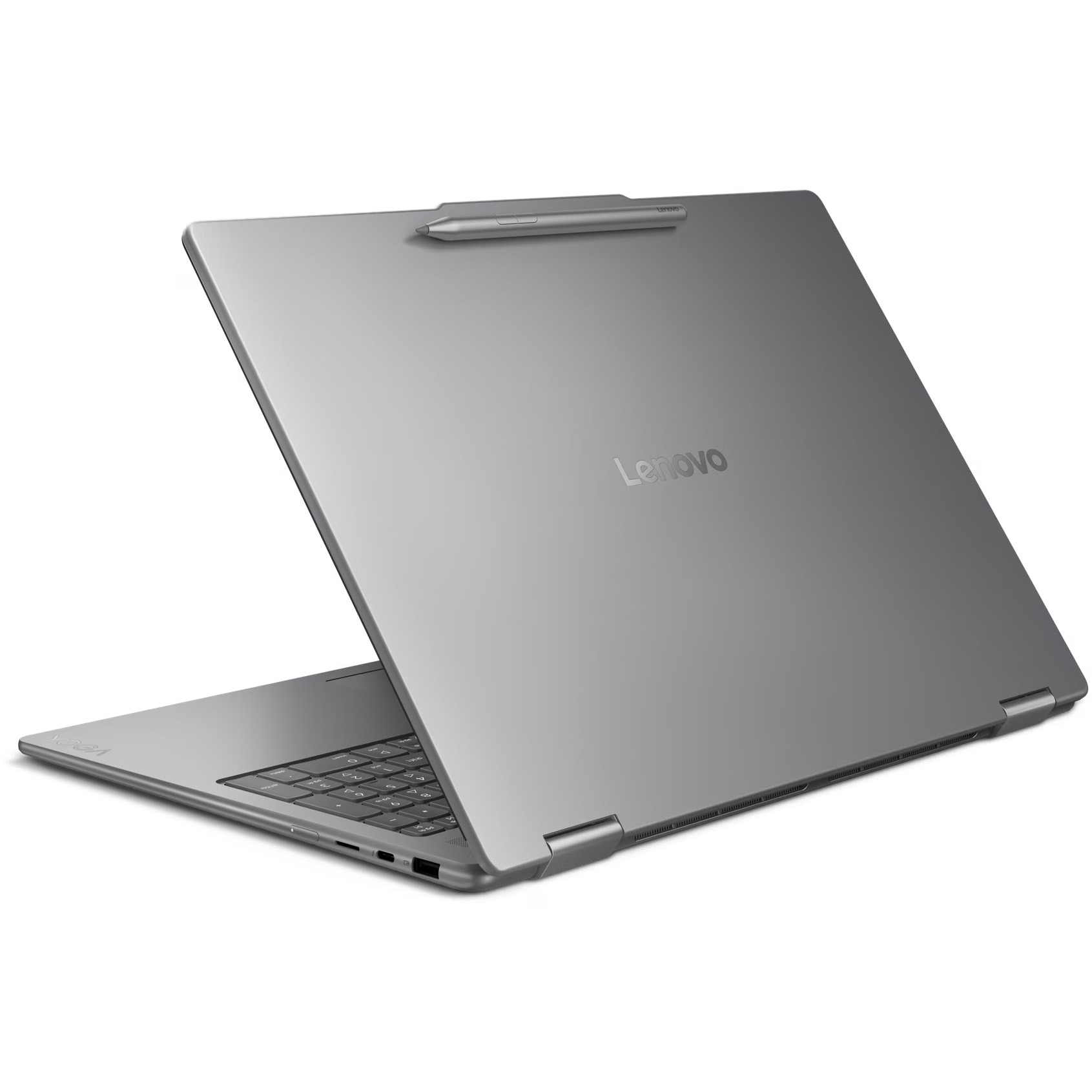 Laptop Lenovo Yoga 7 2-in-1 16ILL10 cu procesor Intel® Core Ultra 7 256V pana la 4.8GHz, 16" 2.8K, WQXGA+, OLED, 120Hz, Touch, 16GB LPDDR5x RAM, 512GB SSD, Intel® Arc™ Graphics, Windows 11 Home, Luna Grey, 3y on-site Premium Care