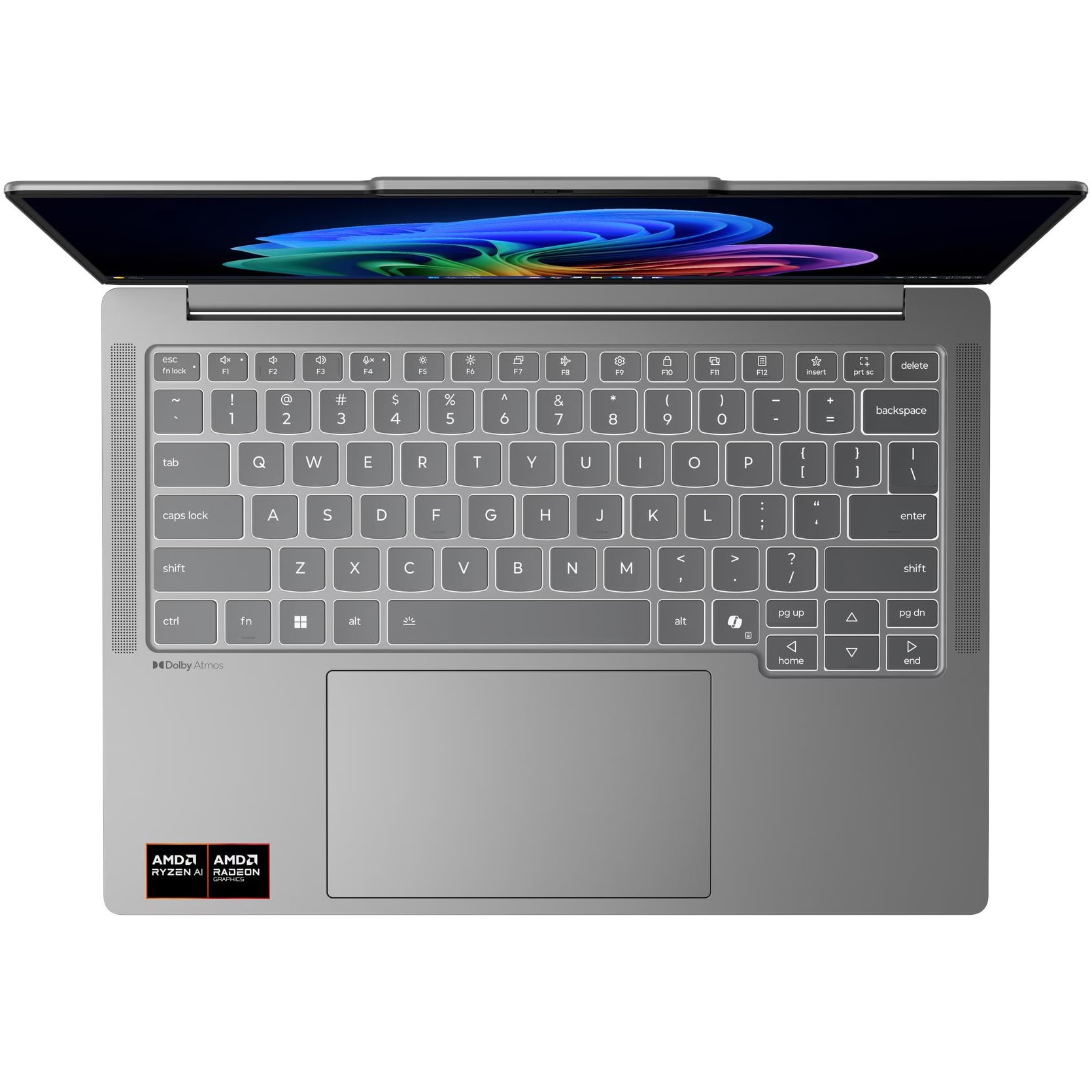 Laptop Lenovo IdeaPad Pro 5 14AKP10 cu procesor AMD Ryzen™ AI 7 350 pana la 5.0GHz, 14" 2.8K, OLED, 120Hz, 32GB LPDDR5x RAM, 1TB SSD, AMD Radeon™ 860M Graphics, No OS, Luna Grey