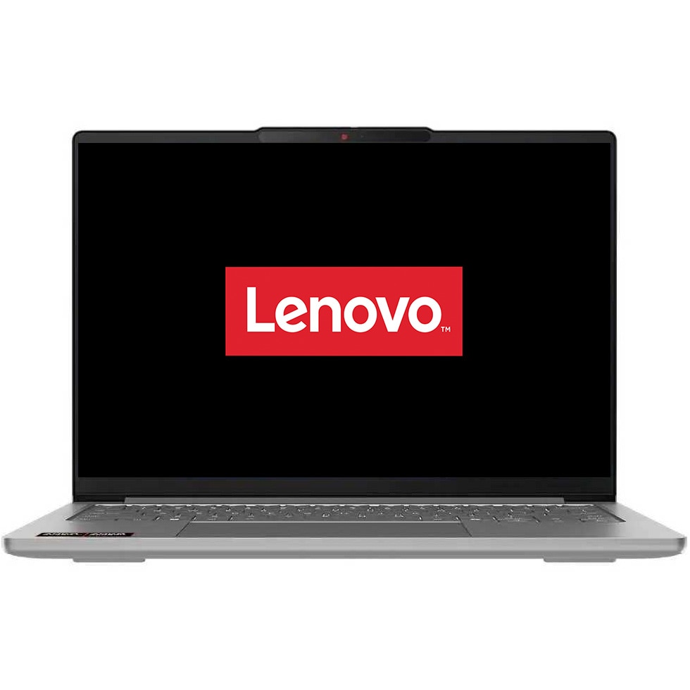 Laptop Lenovo IdeaPad Pro 5 14AKP10 cu procesor AMD Ryzen™ AI 7 350 pana la 5.0GHz, 14" 2.8K, OLED, 120Hz, 32GB LPDDR5x RAM, 1TB SSD, AMD Radeon™ 860M Graphics, No OS, Luna Grey
