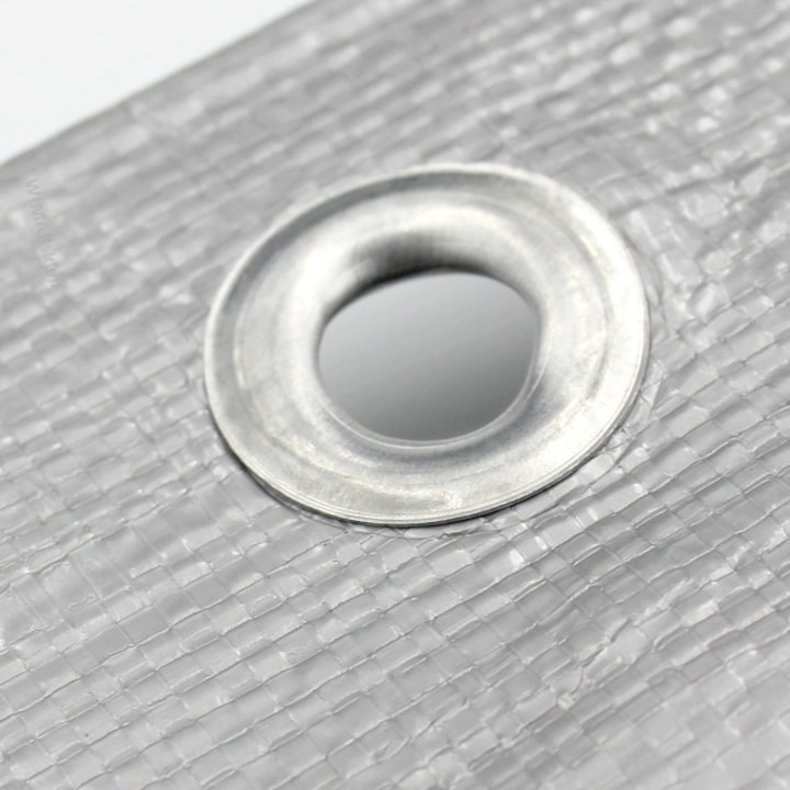 Plandeka Wimar 210g/m2, 5x5m, rezistenta la umiditate, colorat argintiu-maro