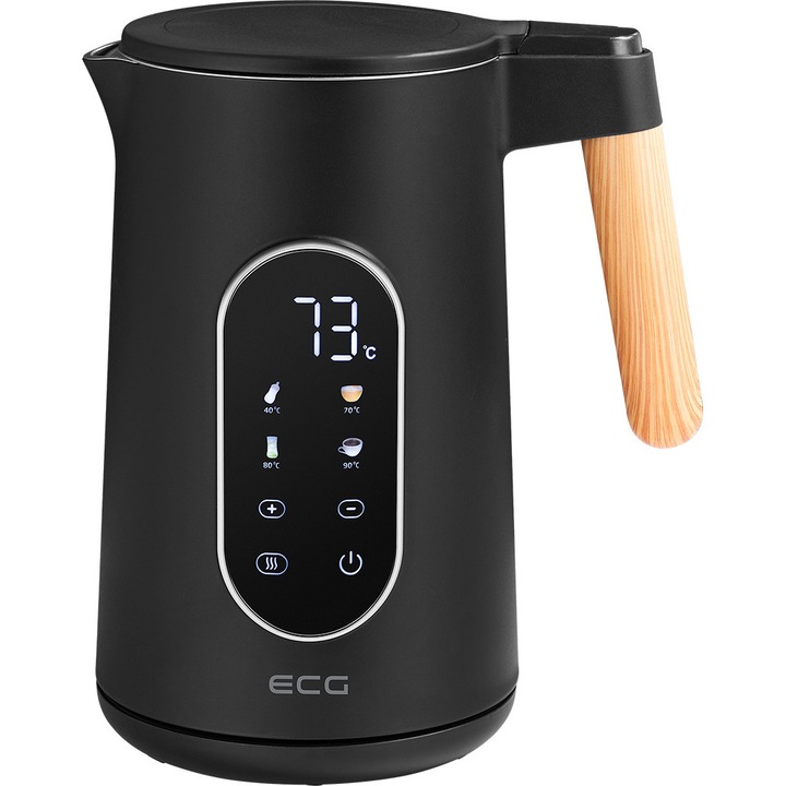 ECG RK 1799 Smart Black Elektromos vízforraló, 1700W