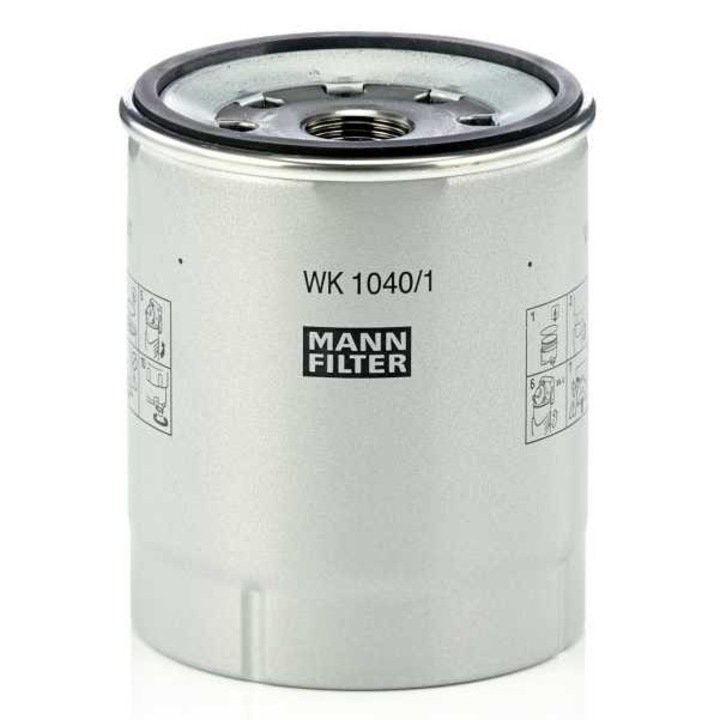 MANN FILTER üzemanyagszűrő, 3 3/4-10 UNS, 128x108mm, VOLVO teherautóhoz