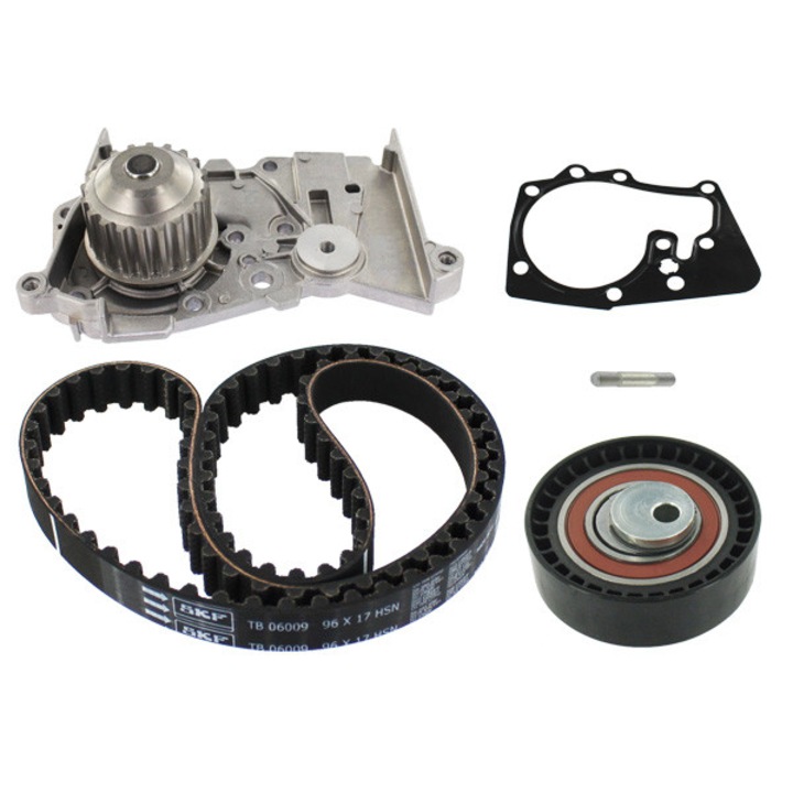 SKF vezérműszíj készlet, Dacia 1.4/1.6 16V-hez, 17mm, 96 fog, benzin/dízel