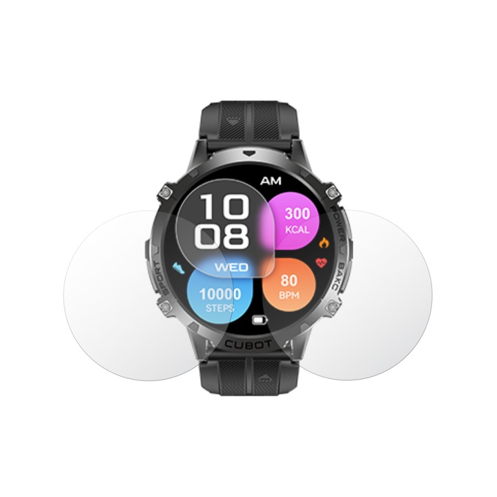 Set 2X Folie Protectie Ecran iSkinz pentru Cubot X3, Invisible Skinz HD, Siliconica Ultra-Clear cu Acoperire Totala, Adeziva si Flexibila