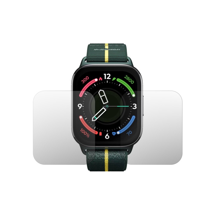 Комплект от 2 протектора за екран iSkinz за Motorola Moto Watch Fit, невидими Skinz HD, ултрапрозрачни силиконови с пълно покритие, самозалепващи и гъвкави