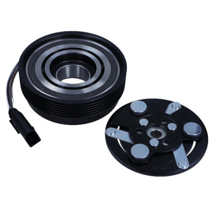 Autóalkatrész, Maxgear, klímakompresszor kuplung, 6 bordás, ovális, 120mm