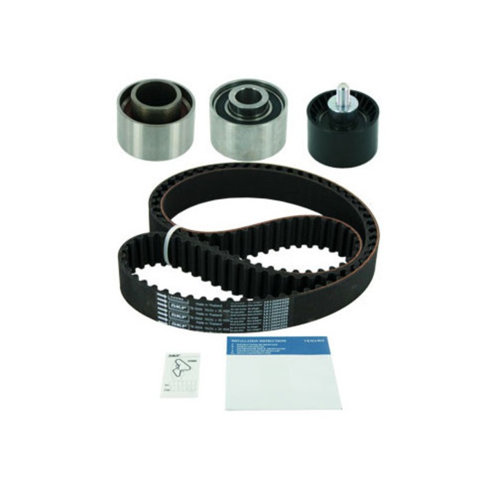 Комплект ангренажен ремък SKF за Kia Carnival 2,5 V6/2,9TD, 30мм, черен, 151 зъба