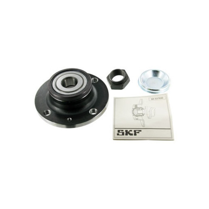 Kerékcsapágy, SKF, 4 lyuk, ABS érzékelővel, Citroen C3-hoz, hátsó