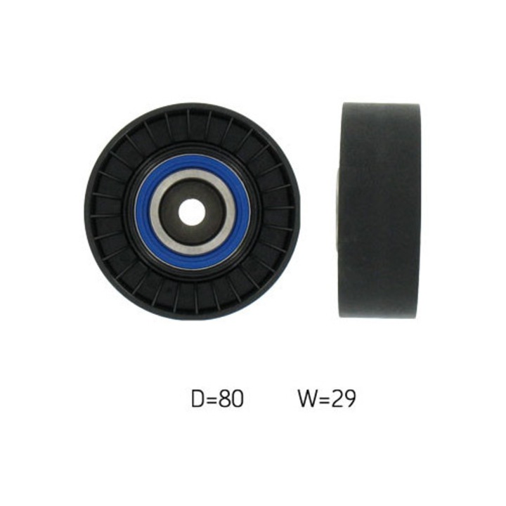 Szíjgörgő, SKF, 80mm, 29mm