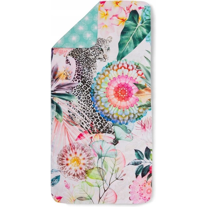 Prosop de plaja HIP, polivelvet, multicolor, 50x100cm