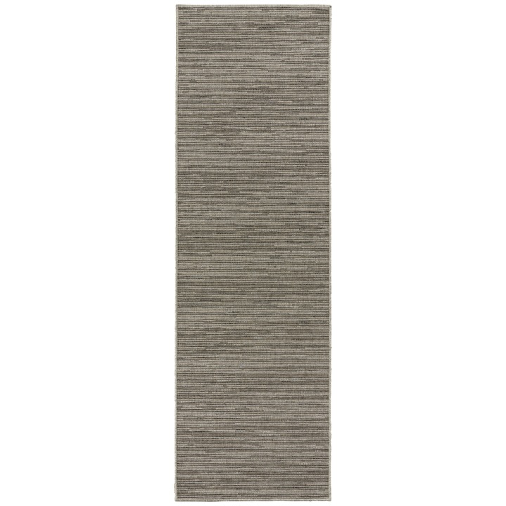 Covor gri, BT Carpet, 80x150cm, interior si exterior, rezistent la intemperii
